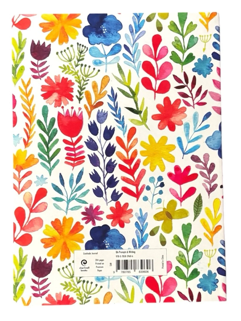 Gratitude Journal - Multicolor Floral